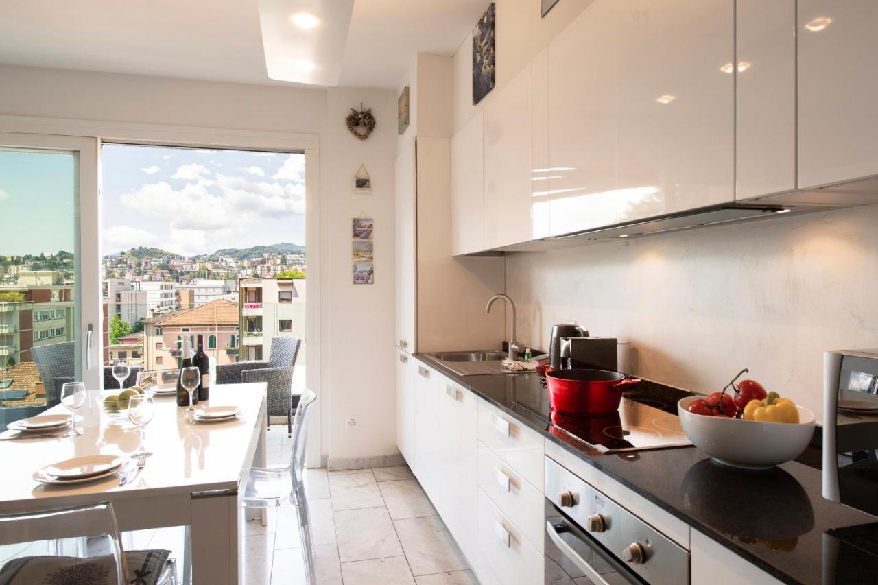 Panoramic Penthouse - Happy Rentals Lugano Exterior foto