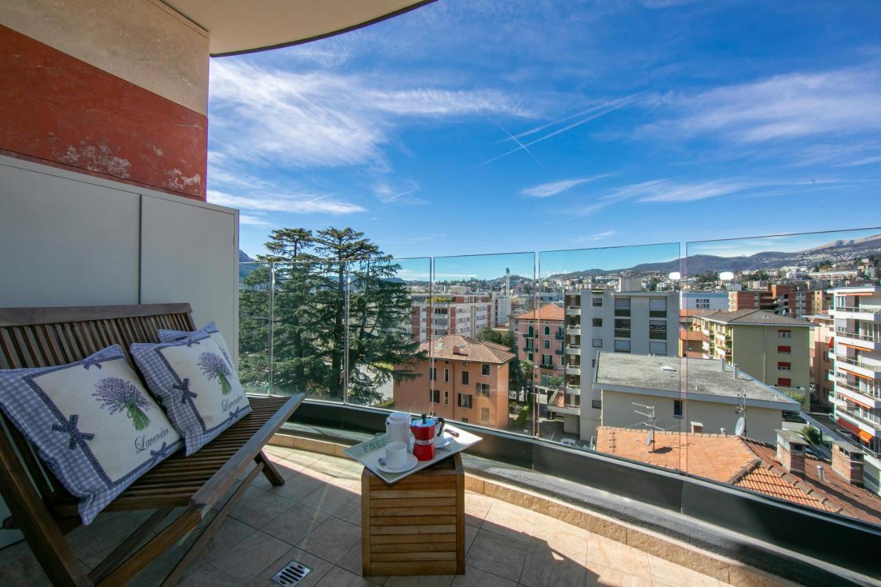 Panoramic Penthouse - Happy Rentals Lugano Exterior foto